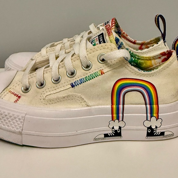 Converse Chuck Taylor All Star Platform Pride Oxford Sneaker - Picture 5 of 6